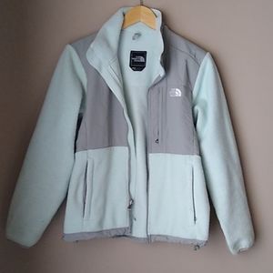 Baby blue North face jacket